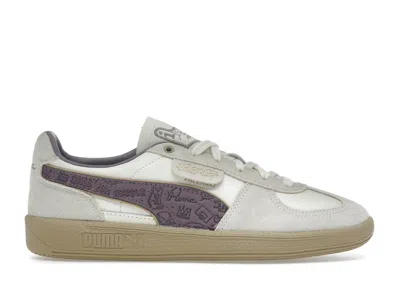 Pre-owned Puma Men's  Palermo Sophia Chang Sneakers In Frosted Ivory/dusted Purple