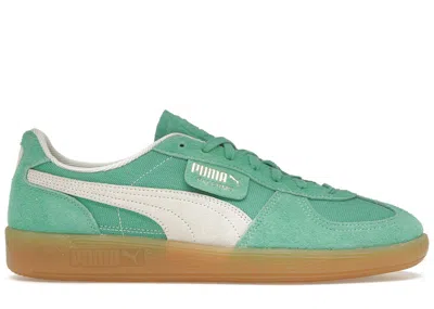 Pre-owned Puma Men's  Palermo Vintage Sneakers In Jade Frost/frosted Ivory/gum In Multi