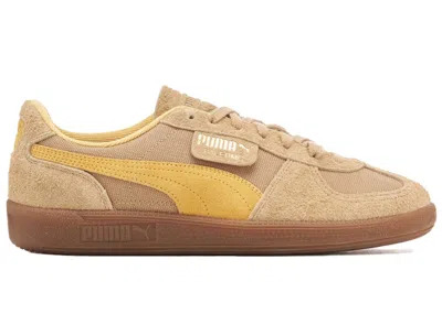 Pre-owned Puma Men's  Palermo Vintage Sneakers In Prairie Tan/beige/gum