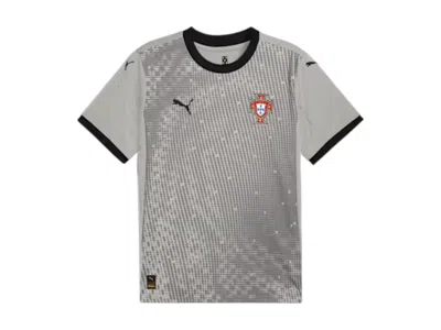 Pre-owned Puma Men's  Portugal '25 Goalkeeper Jersey In Smokey Gray/black