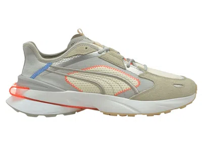 Pre-owned Puma Men's  Pwrframe Op1 Cyber Sneakers In High Rise/vaporous Grey/white