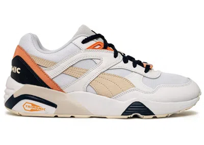 Pre-owned Puma Men's  R698 Reverse Classics Sneakers In White/pristine/peacoat In Multi