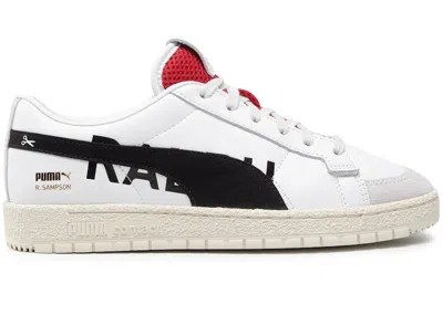 Pre-owned Puma Men's  Ralph Sampson 70 Lo Draft Sneakers In White/black/red