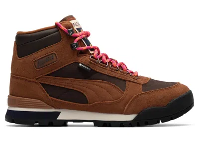 Pre-owned Puma Men's  Rdr High Goretex Noah Sneakers In Mahogany/dark Chocolate