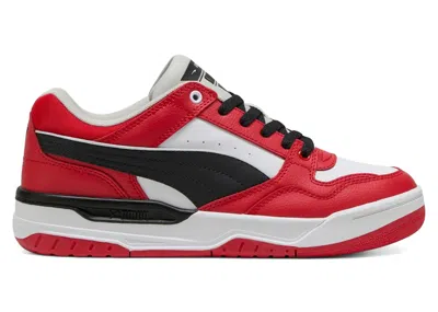Pre-owned Puma Men's  Rebound Retro Black Sneakers In  Black/for All Time Red