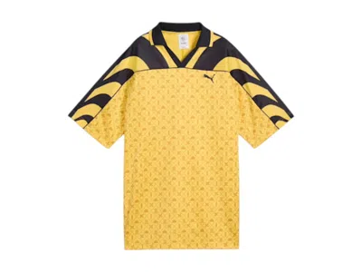 Pre-owned Puma Men's  Road To Unity Jersey In Sunny Yellow