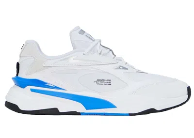 Pre-owned Puma Men's  Rs Fast Mapf1 Sneakers In White/bluemazing