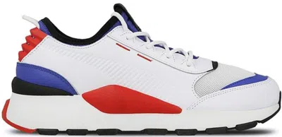 Pre-owned Puma Men's  Rs0 Sound Sneakers In White/dazzle Blue/high Risk Red In Multi