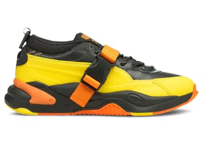 Pre-owned Puma Men's  Rs2k Central Saint Martins For The Love Of Water Sneakers In Super Lemon/black