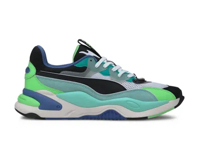 Pre-owned Puma Men's  Rs2k Internet Exploring Sneakers In  Black/aruba Blue