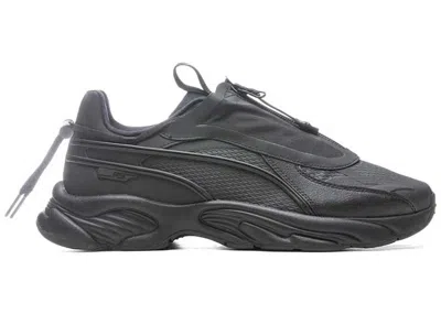 Pre-owned Puma Men's  Rsconnect Ad4pt Triple Sneakers In Black