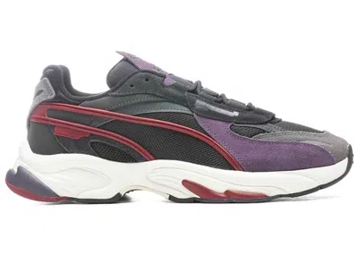 Pre-owned Puma Men's  Rsconnect Drip Sneakers In Black/intense Red