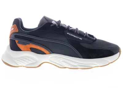 Pre-owned Puma Men's  Rsconnect Porsche Legacy Sneakers In Asphalt/black/carrot In Multi