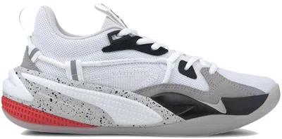 Pre-owned Puma Men's  Rsdreamer J. Cole Concrete Jungle Sneakers In  White/ Black