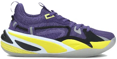 Pre-owned Puma Men's  Rsdreamer J. Cole Purple Heart Sneakers In Prism Violet/blazing Yellow In Multi
