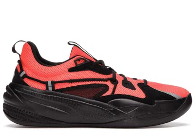 Pre-owned Puma Men's  Rsdreamer J Cole Red Sneakers In Energy Red/ Black In Multi