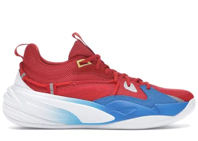 Pre-owned Puma Men's  Rsdreamer Super Mario 64 Sneakers In Flame Scarelet Red/electric Blue