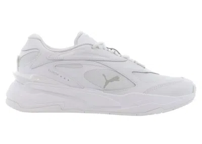 Pre-owned Puma Men's  Rsfast Triple Sneakers In White