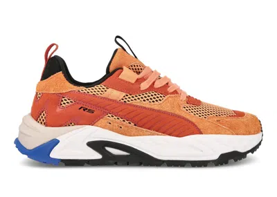Pre-owned Puma Men's  Rstrck Horizon Sneakers In Orange/brick/clementine