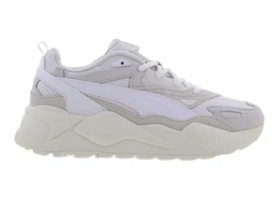 Pre-owned Puma Men's  Rsx Efekt Prm Feather Grey Sneakers In  White/feather Gray
