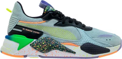 Pre-owned Puma Men's  Rsx Fd Sneakers In Fair Aqua/ponderosa Pine In Multi
