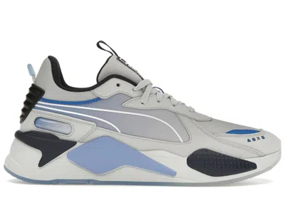 Pre-owned Puma Men's  Rsx Playstation Sneakers In Glacial Grey/blue Skies In Multi