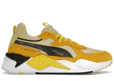 Pre-owned Puma Men's  Rsx Pokã©mon Pikachu Sneakers In Empire Yellow/pale Lemon