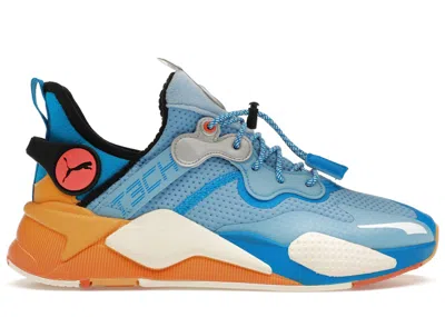 Pre-owned Puma Men's  Rsx T3ch X Thundercats Liono Sneakers In Indigo/bunting/silver In Multi