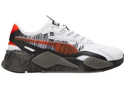 Pre-owned Puma Men's  Rsx3 Render Sneakers In White/red/black