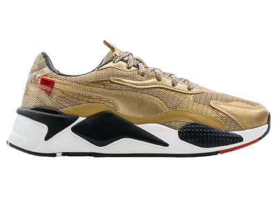 Pre-owned Puma Men's  Rsx3 World Cup Sneakers In Team Gold/white/black In Multi