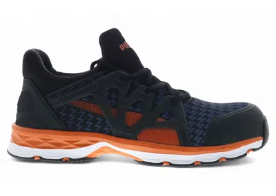 Pre-owned Puma Men's  Safety Rush 2.0 Low Static Dissipative Sneakers In Black/orange In Multi