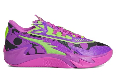 Pre-owned Puma Men's  Scoot Zero Ii Lab Sneakers In Purple/green