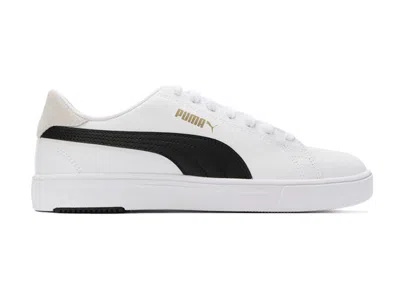 Pre-owned Puma Men's  Serve Pro Lite Sneakers In White/black/gold
