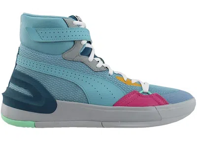 Pre-owned Puma Men's  Sky Modern Easter Sneakers In Milky Blue/corsair