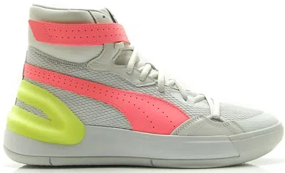 Pre-owned Puma Men's  Sky Modern Only See Great Sneakers In Glacier Grey/fizzy Yellow