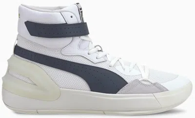 Pre-owned Puma Men's  Sky Modern White Sneakers In  White/peacoat In Multi
