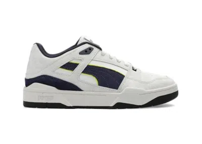 Pre-owned Puma Men's  Slipstream Always On Sneakers In Warm White/persian Night/frosted Ivory
