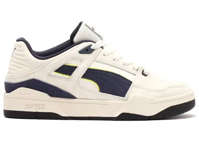 Pre-owned Puma Men's  Slipstream Always On Sneakers In Worm White/parisian Night/frosted Ivory In Multi