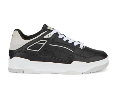 Pre-owned Puma Men's  Slipstream Invdr Sneakers In  Black/gray Violet/ White