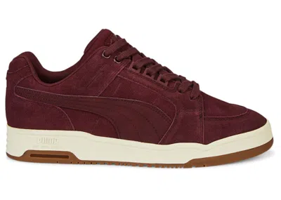 Pre-owned Puma Men's  Slipstream Lo Mmq Sneakers In Aubergine/gum In Purple