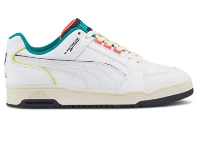 Pre-owned Puma Men's  Slipstream Lo Mmq Sneakers In White/parisian Night