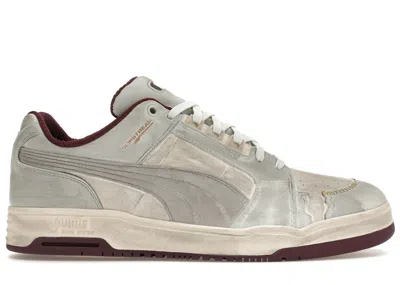 Pre-owned Puma Men's  Slipstream Lo Wabisabi Sneakers In White/harbor Mist