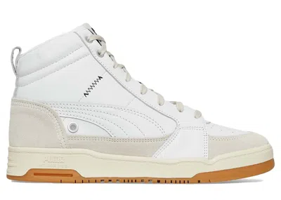 Pre-owned Puma Men's  Slipstream Mid Ami Sneakers In  White/pristine