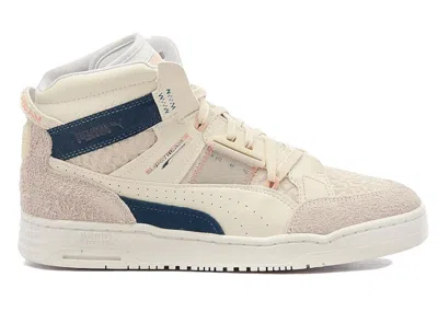 Pre-owned Puma Men's  Slipstream Mid Mutation Beast Ivory Sneakers In Ivory Glow/nimbus Cloud In White