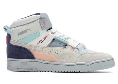 Pre-owned Puma Men's  Slipstream Mid Mutation Cyborg Grey Sneakers In Vaporous Gray/peacoat/sunblaze