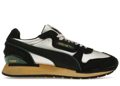 Pre-owned Puma Men's  Space Lab The Never Worn Sneakers In Whisper White/team Gold In Multi