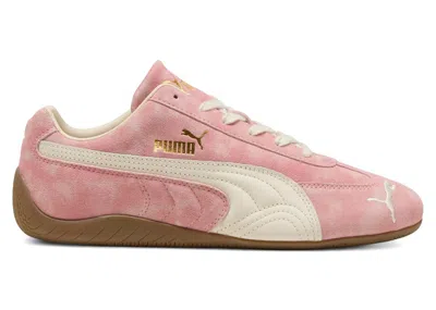 Pre-owned Puma Men's  Speedcat Faded Sneakers In Carnation Pink/alpine Snow