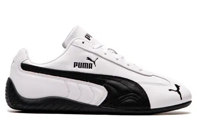 Pre-owned Puma Men's  Speedcat Leather Sneakers In White/black