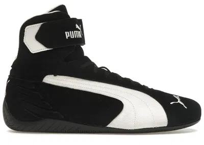 Pre-owned Puma Men's  Speedcat Mid Black Sneakers In  Black/warm White