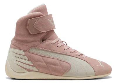 Pre-owned Puma Men's  Speedcat Mid Sneakers In Rose Quartz/warm White